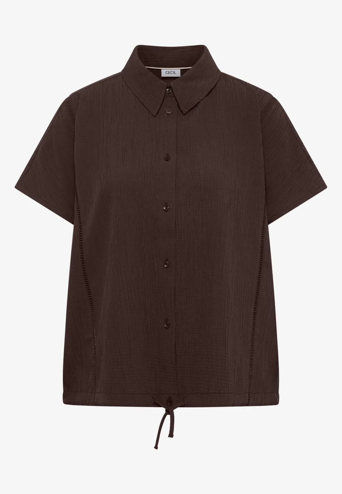 Cecil Overhemdblouse - Brown Cacao