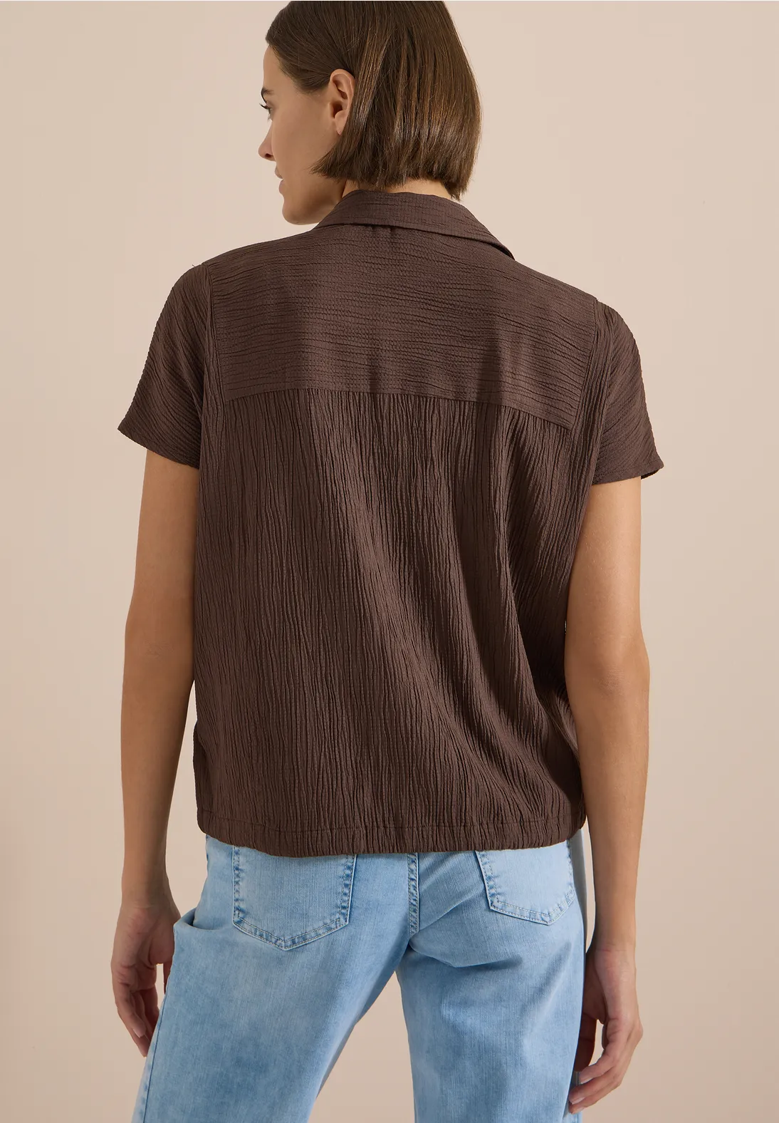 Cecil Shirtblouse - Brown Cacao