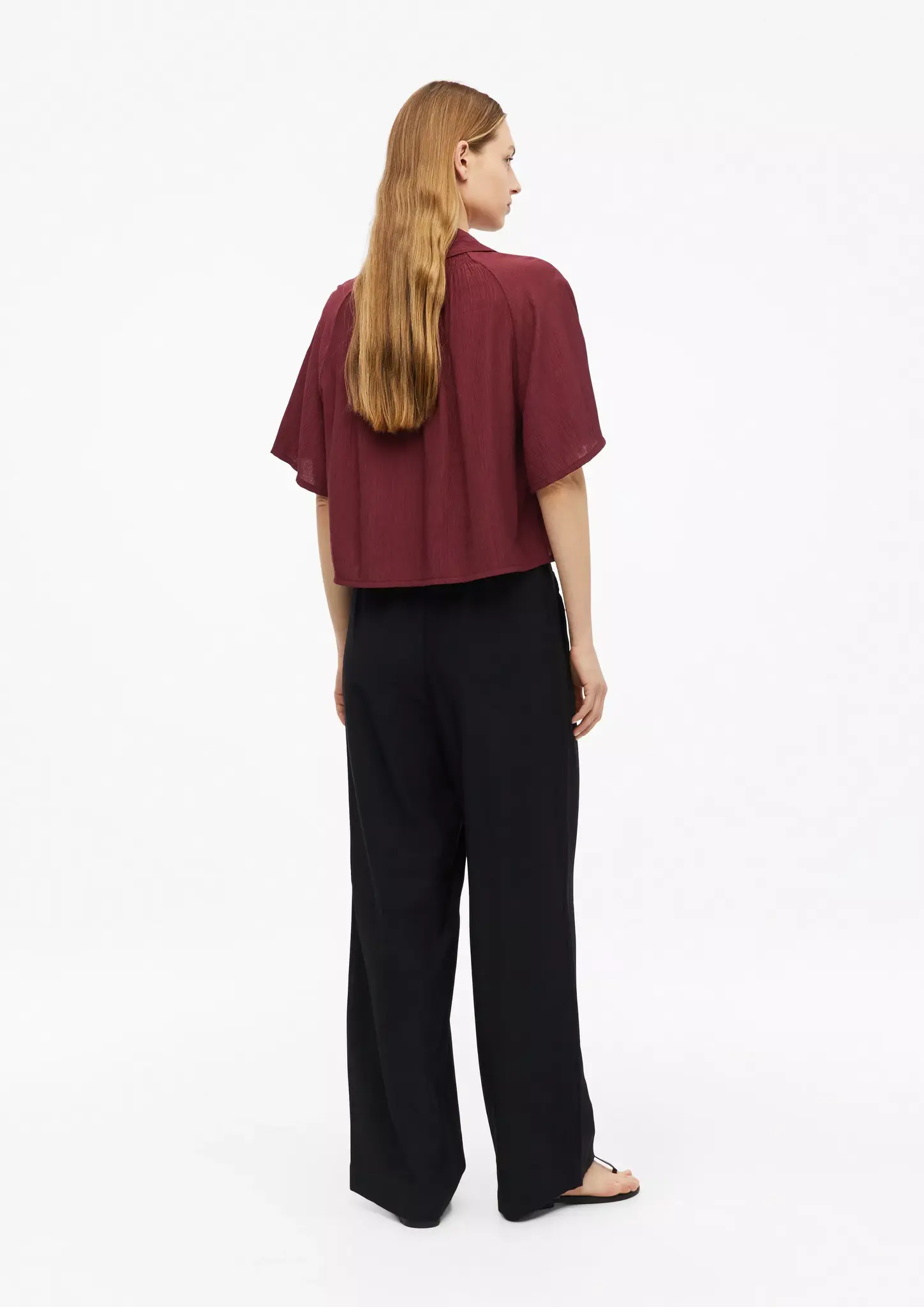 S. Oliver Boxy Blouse - Bordeaux