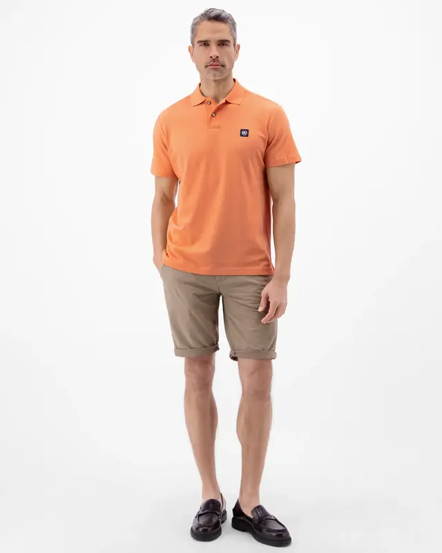 Lerros Katoenen Poloshirt - Pale Papaya