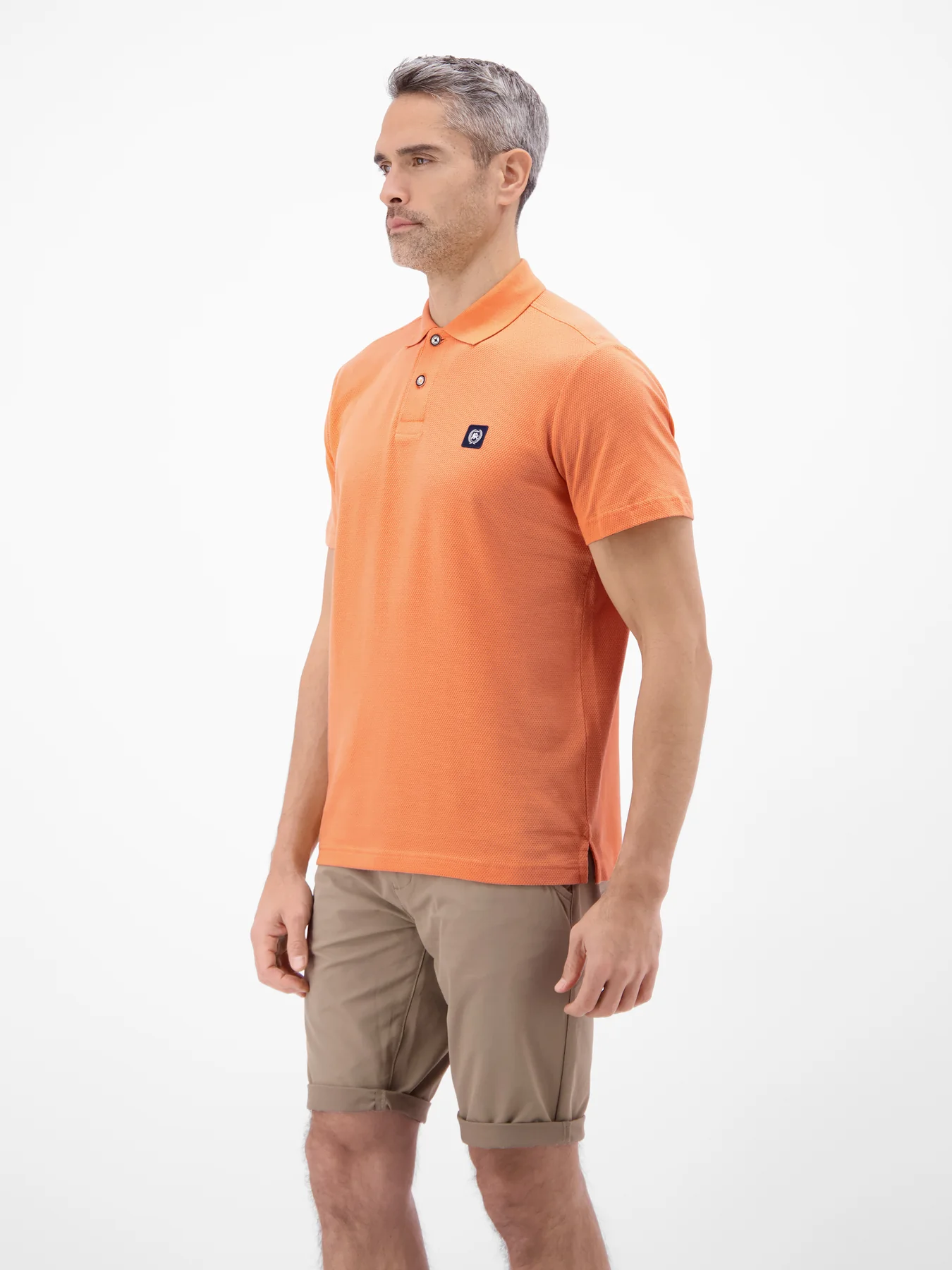 Lerros Katoenen Poloshirt - Pale Papaya