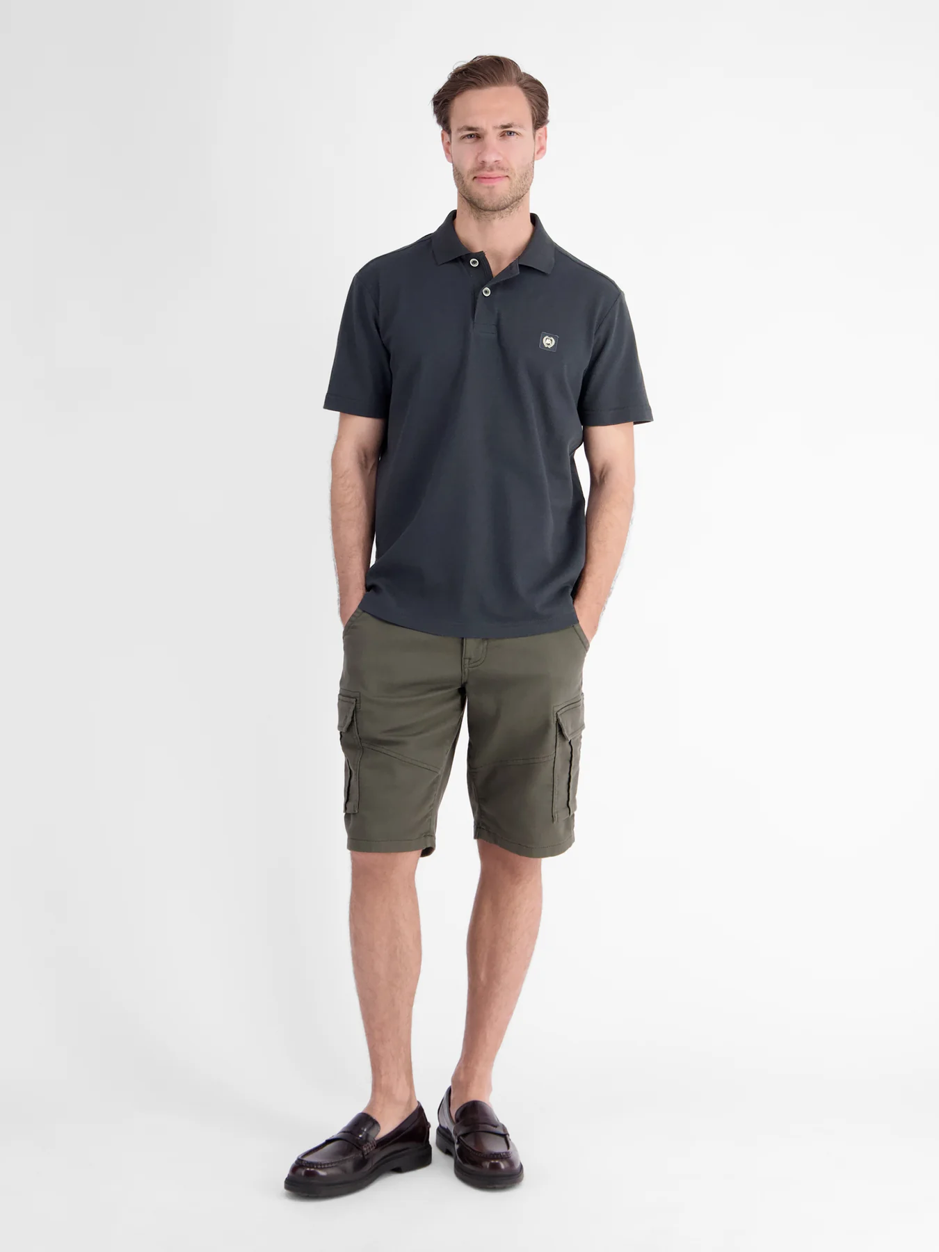 Lerros Cotton Poloshirt - Classic Navy