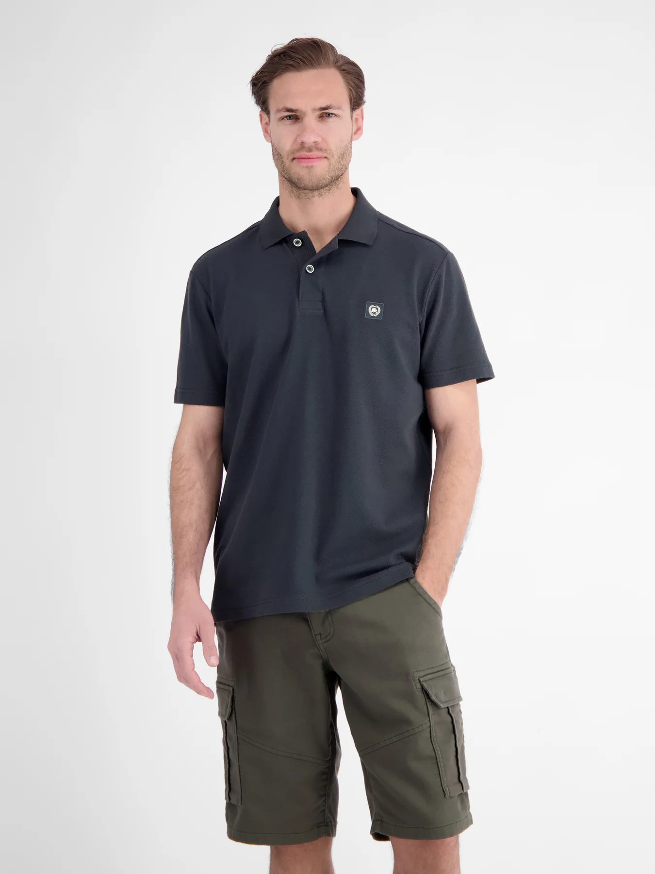 Lerros Cotton Poloshirt - Classic Navy