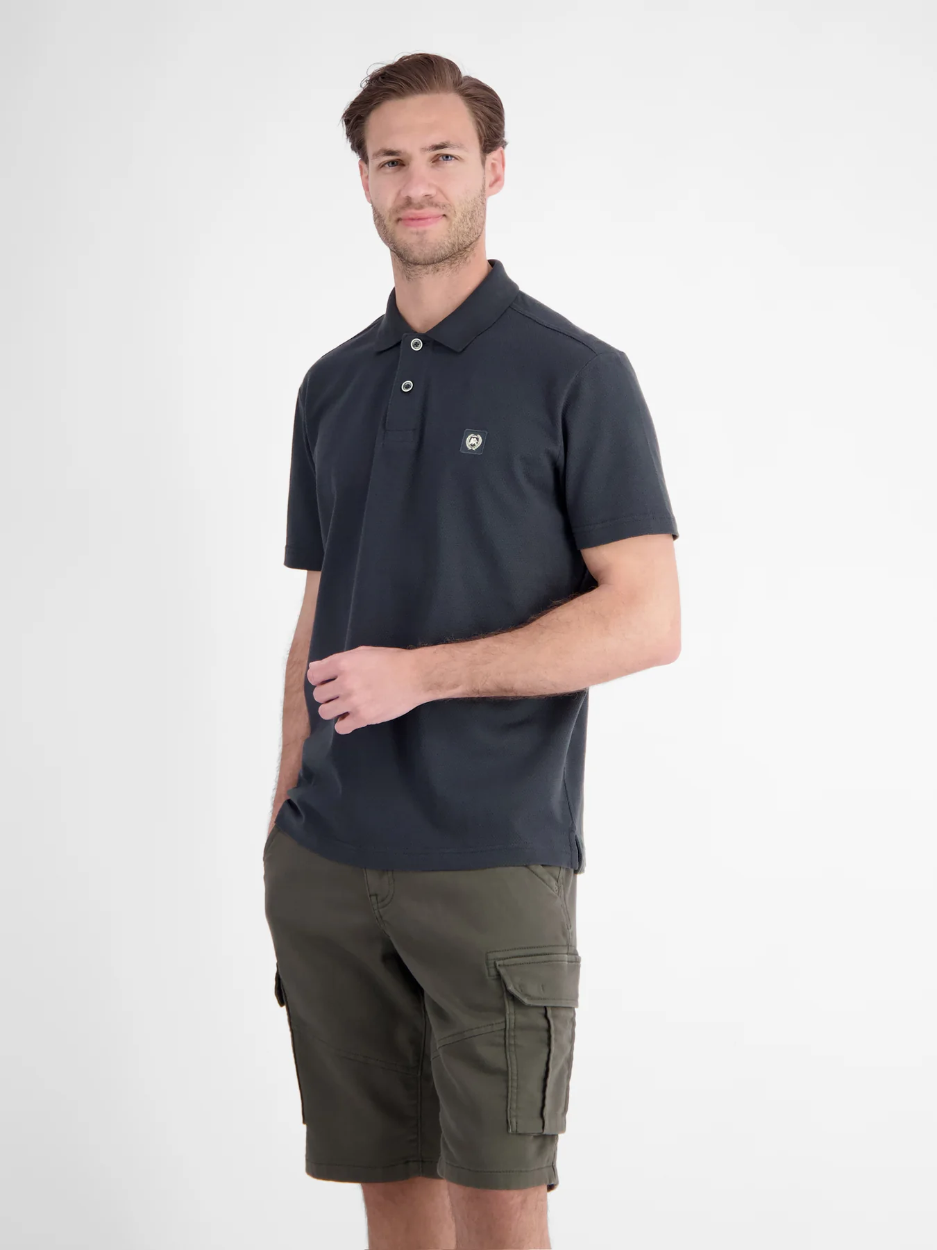 Lerros Cotton Poloshirt - Classic Navy