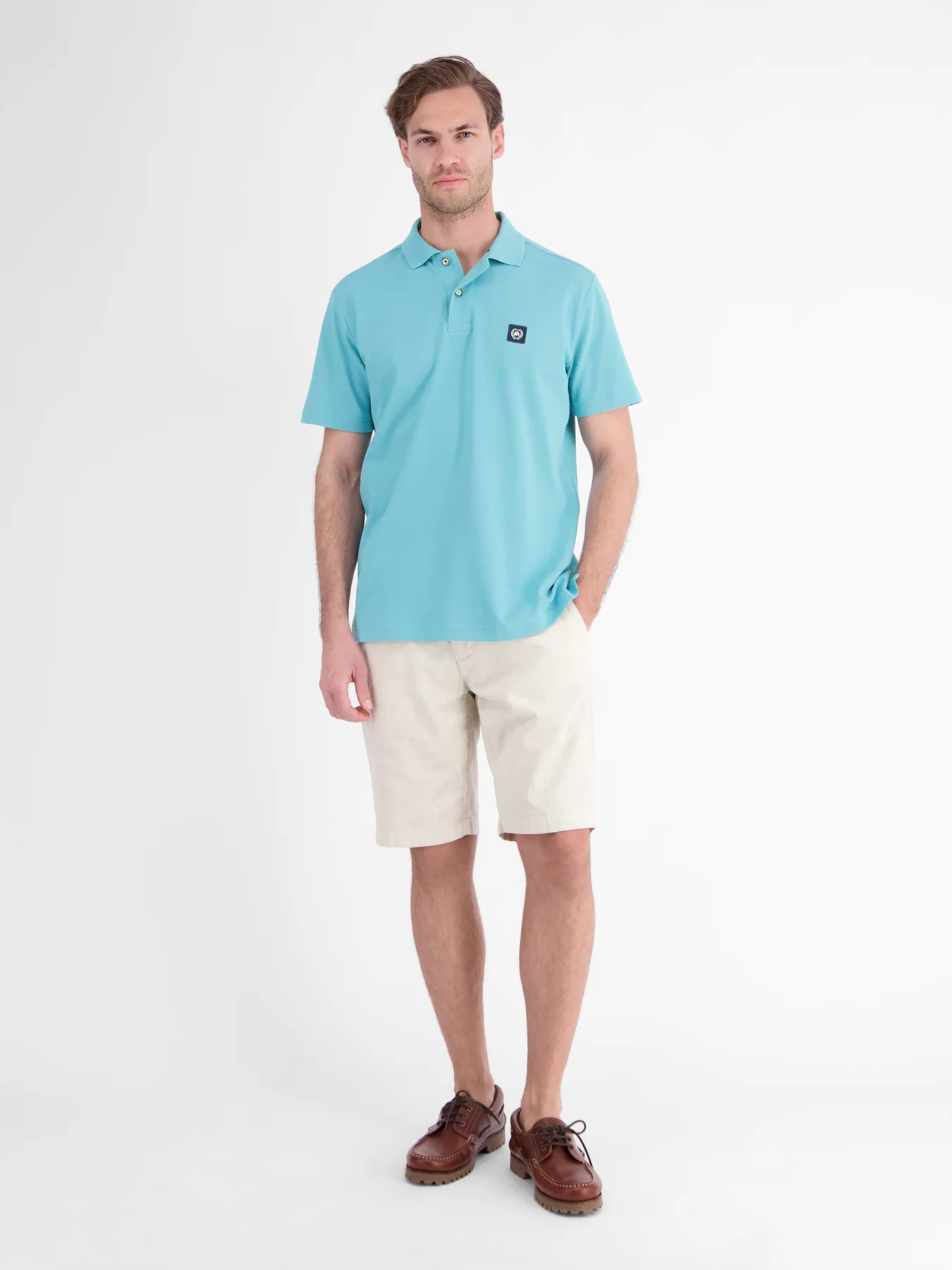 Lerros Cotton Poloshirt - Reef Blue
