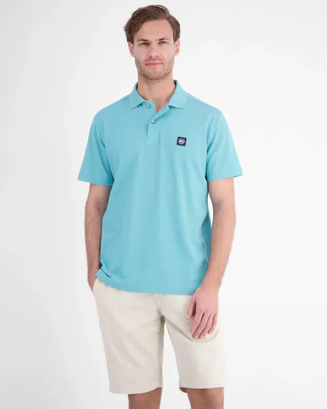 Lerros Cotton Poloshirt - Reef Blue