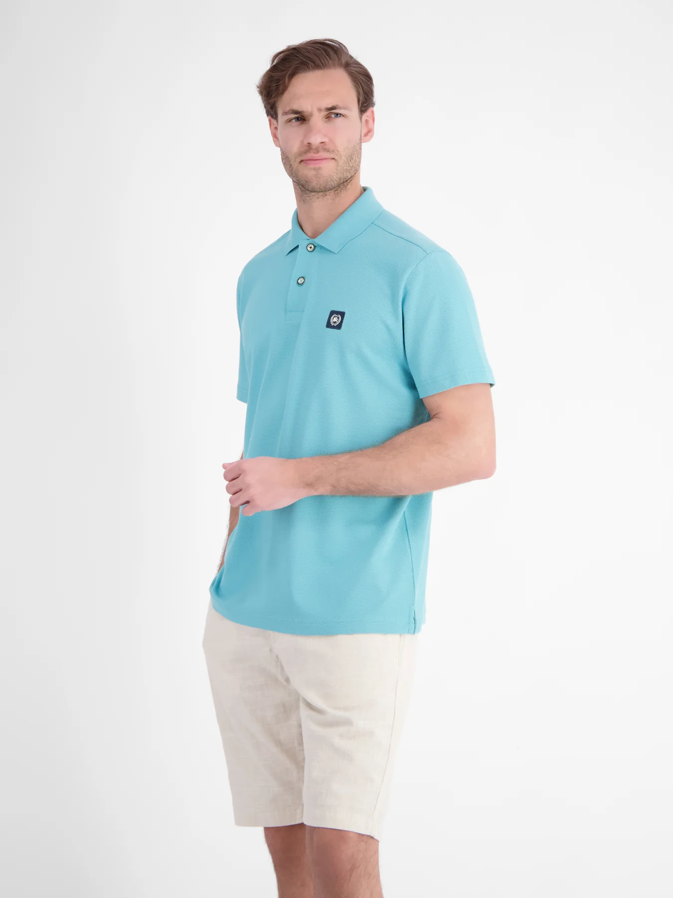 Lerros Katoenen Poloshirt - Reef Blue