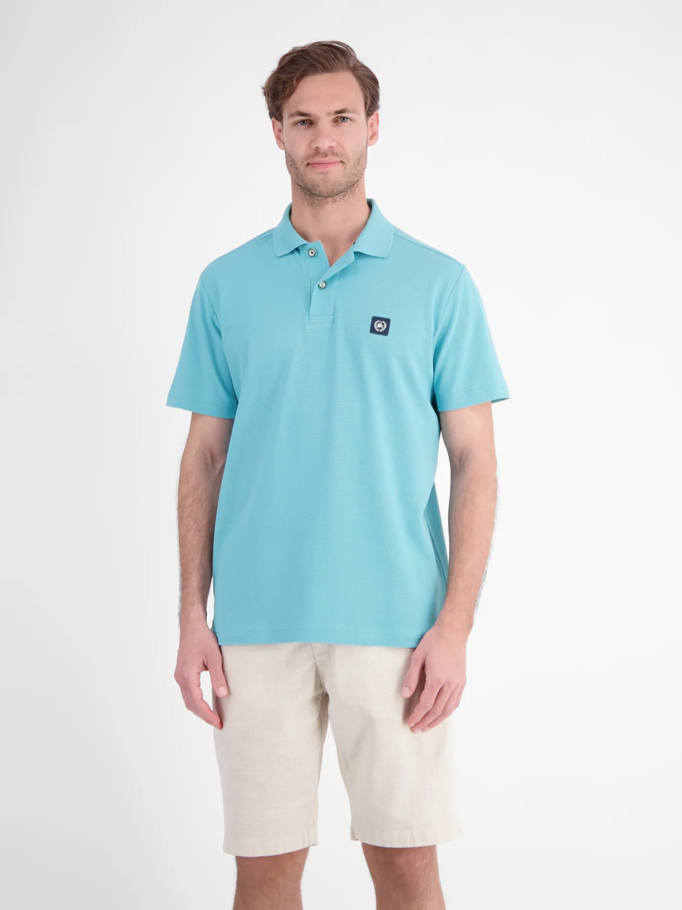Lerros Katoenen Poloshirt - Reef Blue