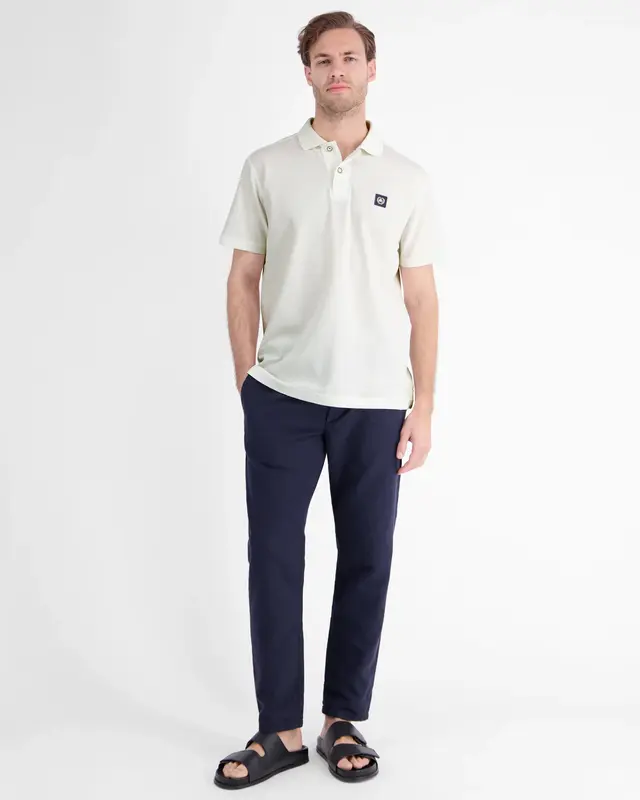 Lerros Cotton Poloshirt - Broken White