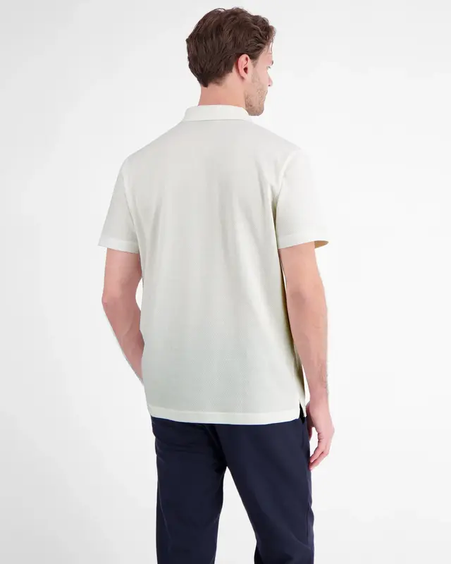 Lerros Cotton Poloshirt - Broken White
