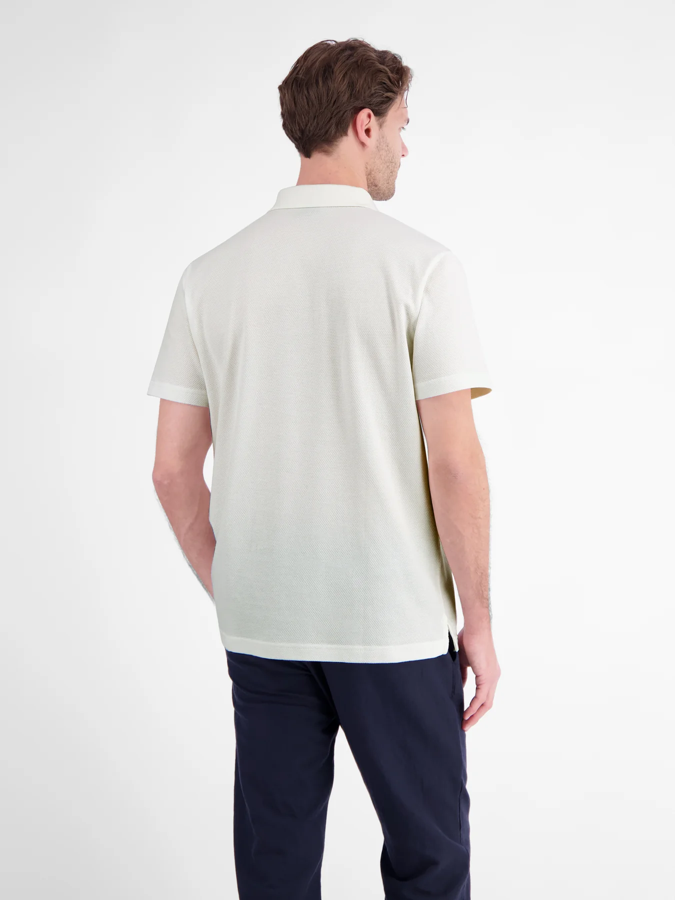 Lerros Cotton Poloshirt - Broken White