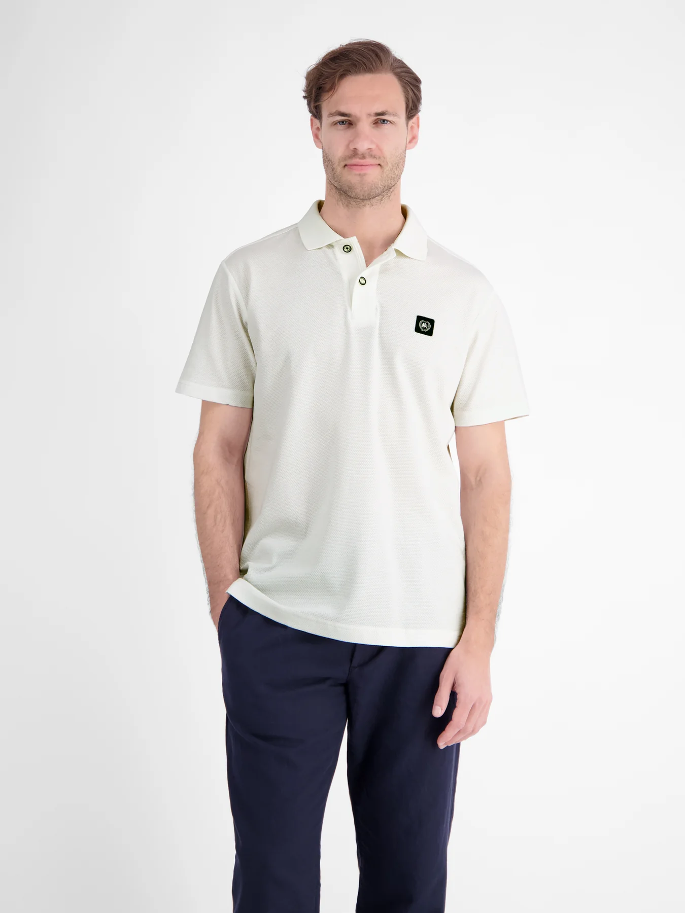 Lerros Poloshirt - Broken White