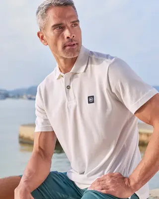 Lerros Poloshirt - Broken White