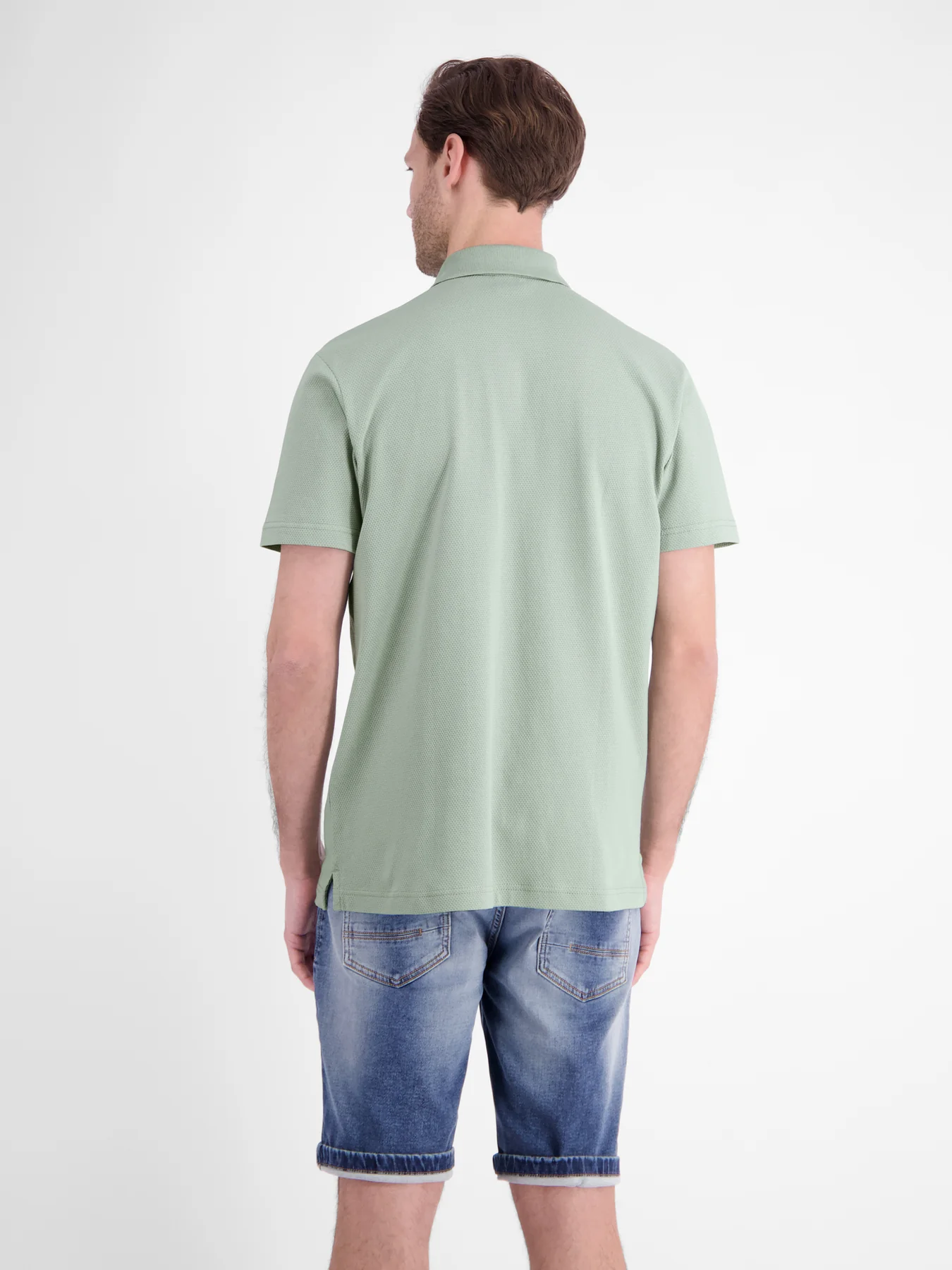 Lerros Cotton Poloshirt - Bay Green