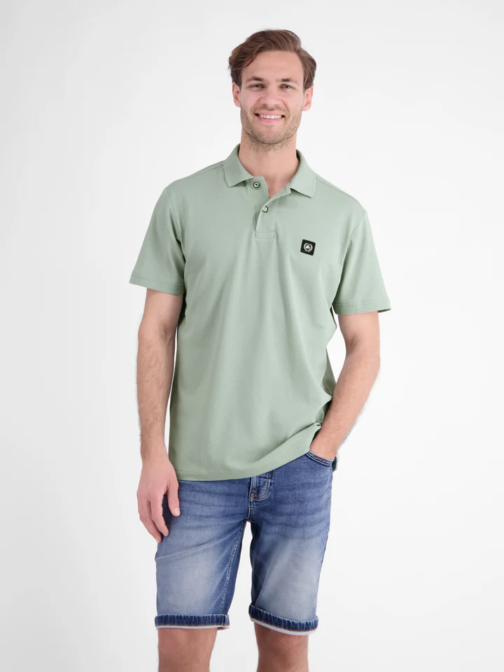 Lerros Cotton Poloshirt - Bay Green
