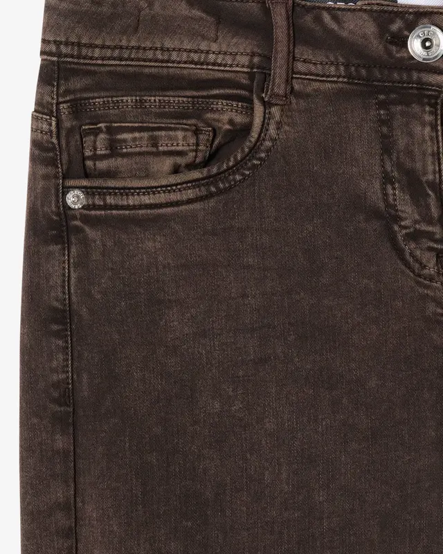 Cecil High Waist 7/8-Jeans Neele - Brown Cacao