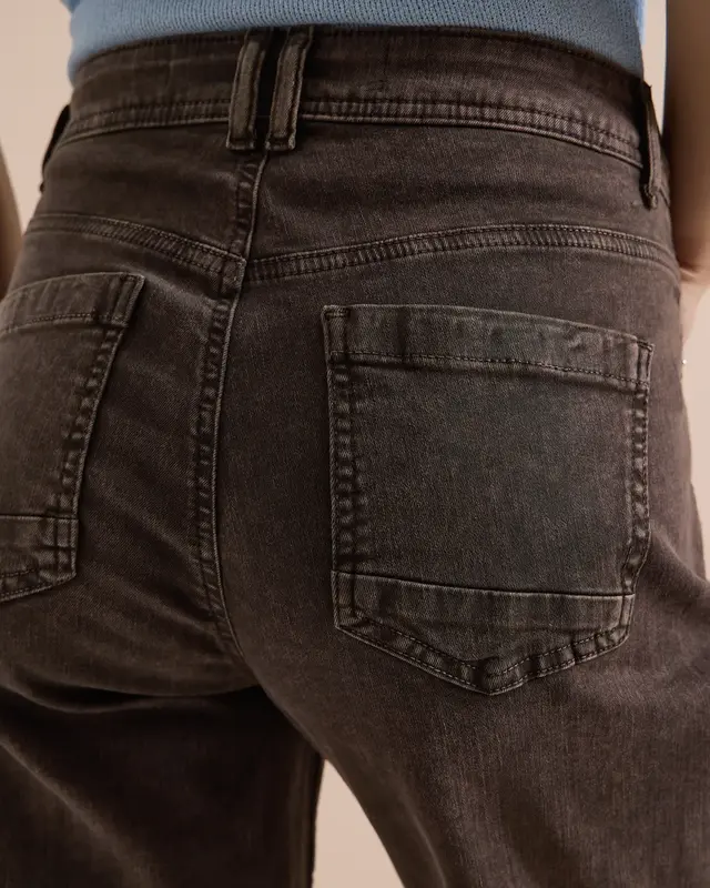 Cecil High Waist 7/8-Jeans Neele - Brown Cacao