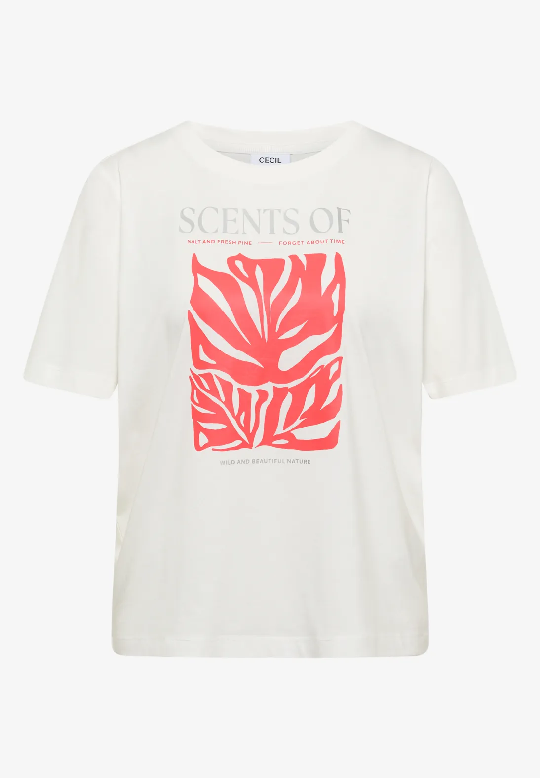 Cecil Shirt with Frontprint - Vanilla White