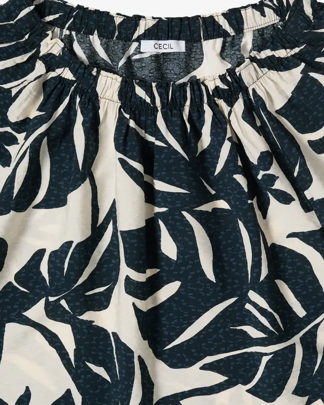 Cecil Carmen Bluse - Palm Breeze Green