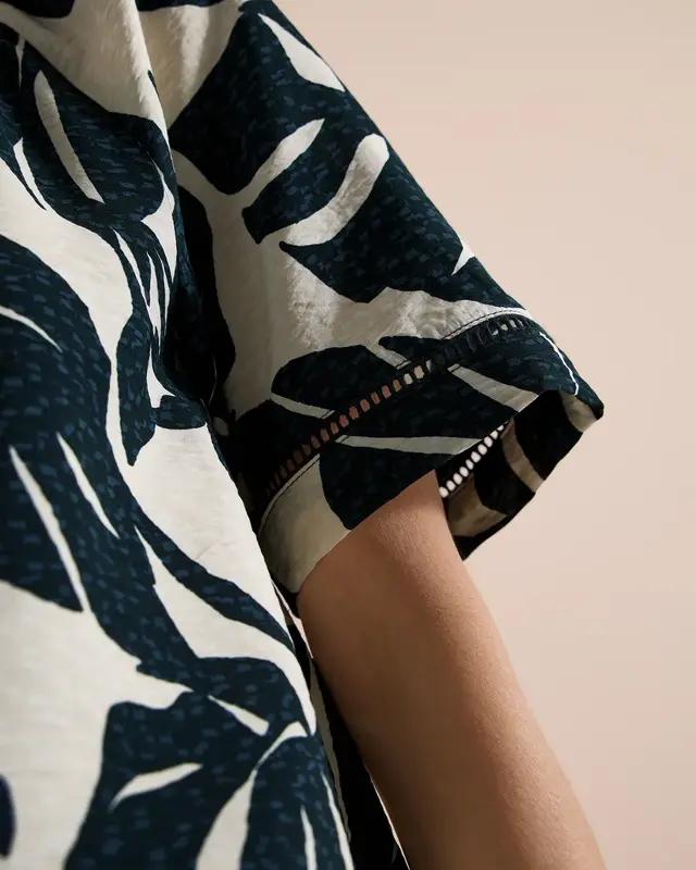 Cecil Carmen Bluse - Palm Breeze Green