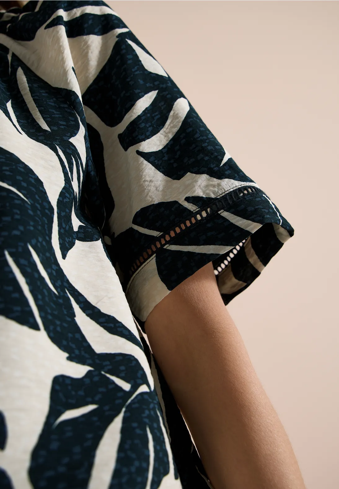 Cecil Carmen Bluse - Palm Breeze Green