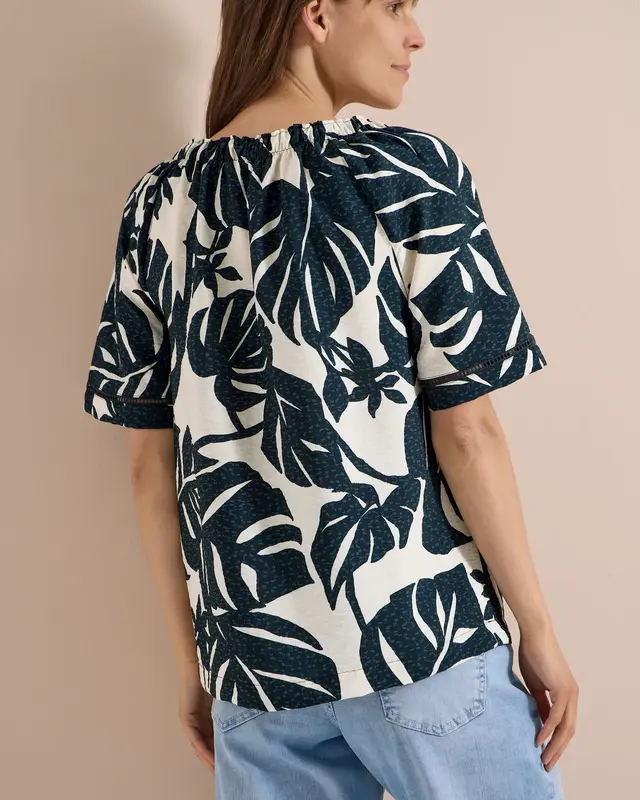 Cecil Carmen Blouse - Palm Breeze Green