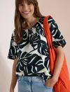 Cecil Carmen Blouse - Palm Breeze Green