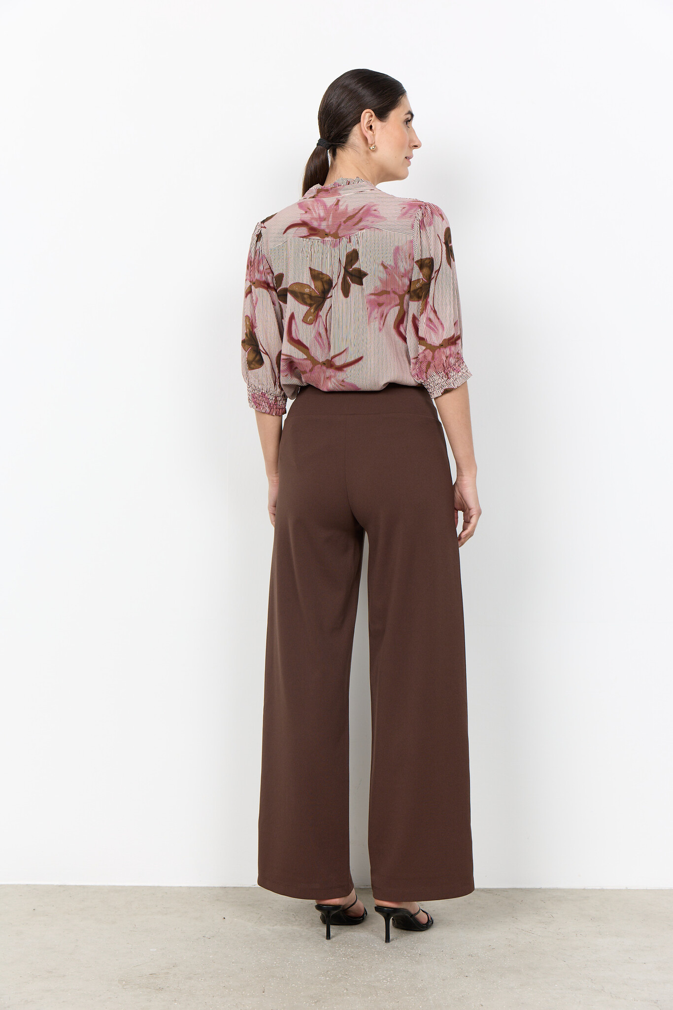 Soyaconcept Blouse Gina 1 - Oxblood Red Combi