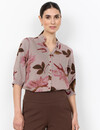 Soyaconcept Blouse Gina 1 - Oxblood Red Combi
