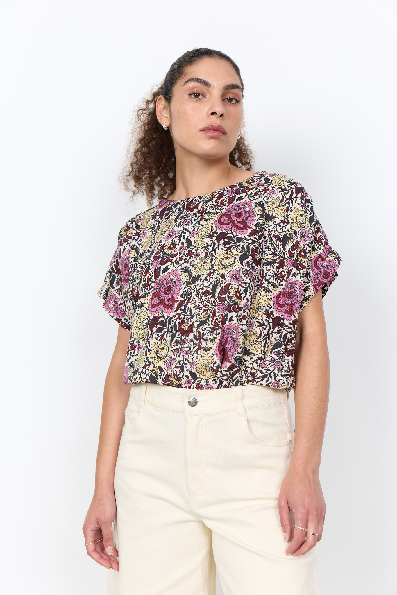 Soyaconcept Blouse Genia 1 - Mauve Orchid Combi | - Cotton Blues