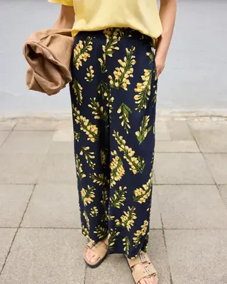 Street One Studio Mid Waist Culotte - Maritime Blue