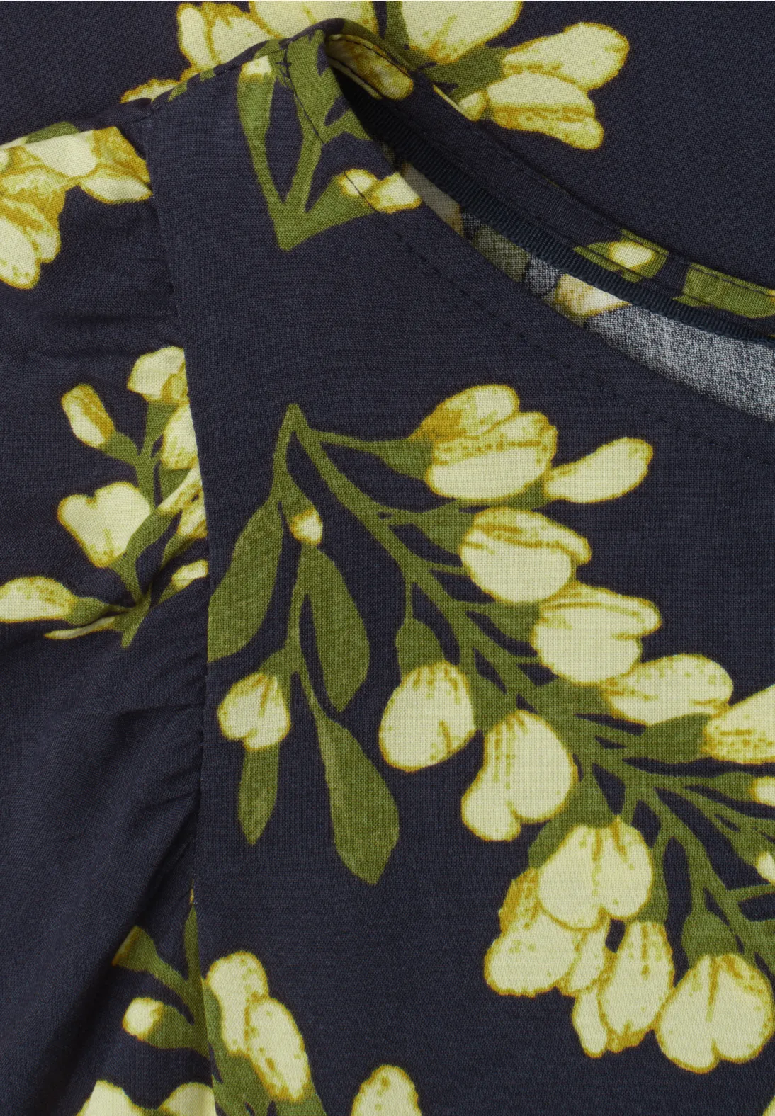 Street One Studio Rundhals Bluse - Maritime Blue
