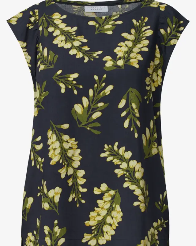 Street One Studio Blouse met Ronde Hals - Maritime Blue
