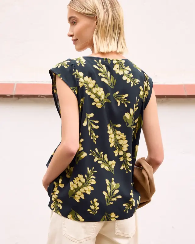Street One Studio Blouse met Ronde Hals - Maritime Blue