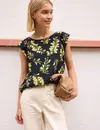 Street One Studio Blouse met Ronde Hals - Maritime Blue