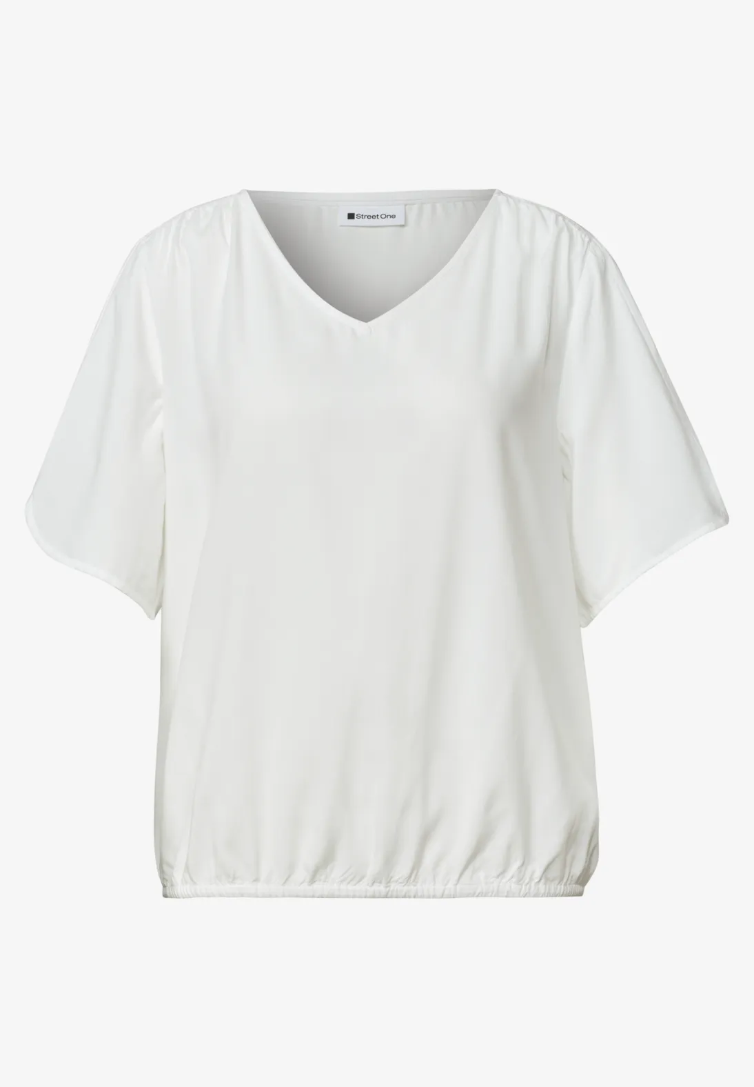 Street One Blouse Shirt Korte Mouwen - Off White
