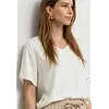 Kurzarm Blusenshirt - Off White