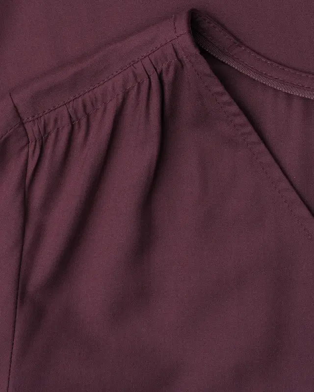 Street One Kurzarm Blusenshirt - Rustic Rouge