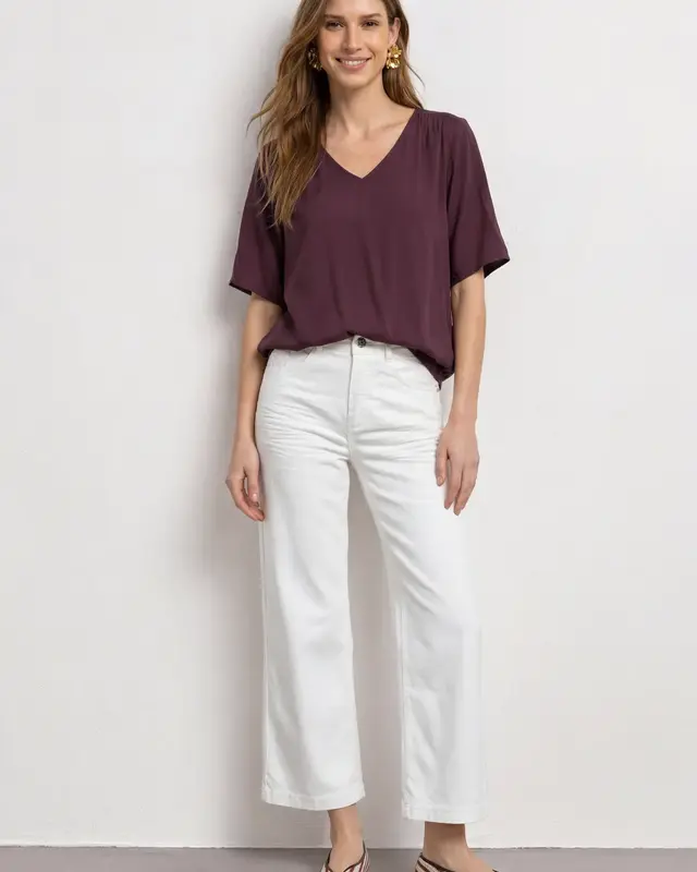 Street One Blouseshirt - Rustic Rouge