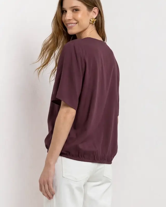 Street One Blouseshirt - Rustic Rouge