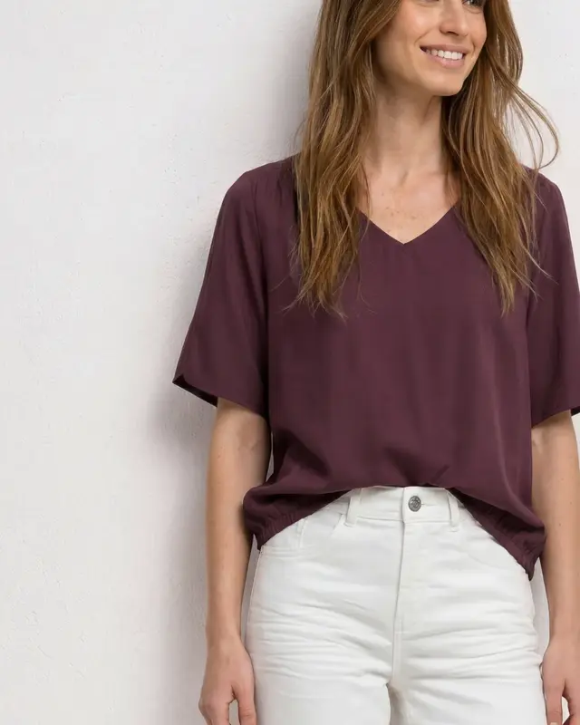 Street One Blouseshirt - Rustic Rouge
