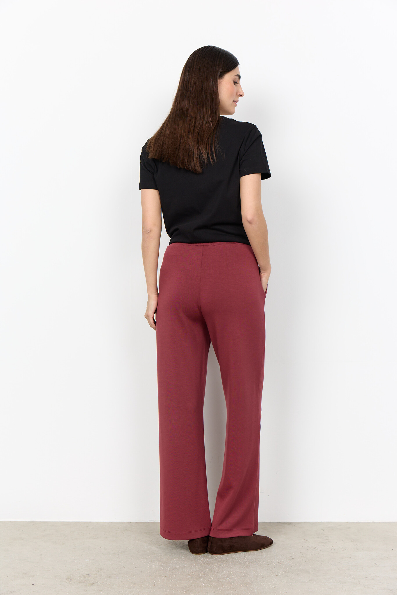 Soyaconcept Pants Banu 265 - Oxblood Red