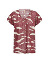 Soyaconcept T-Shirt Aretha 47 - Oxblood Red Combi