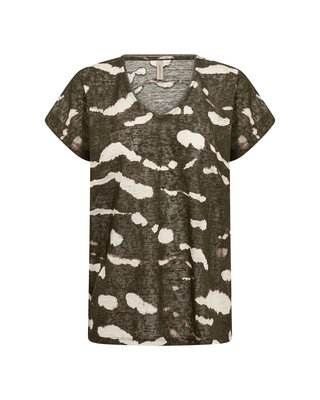 Soyaconcept T-Shirt Aretha 47 - Grape Leaf Combi