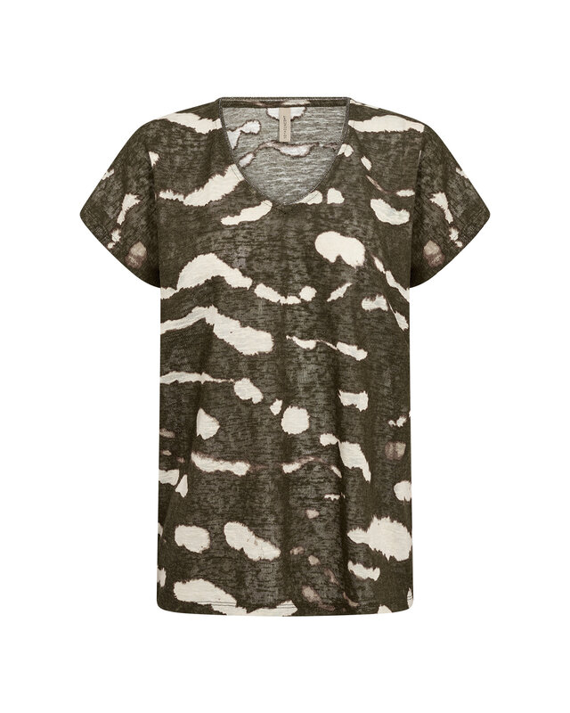 Soyaconcept T-Shirt Aretha 47 - Grape Leaf Combi