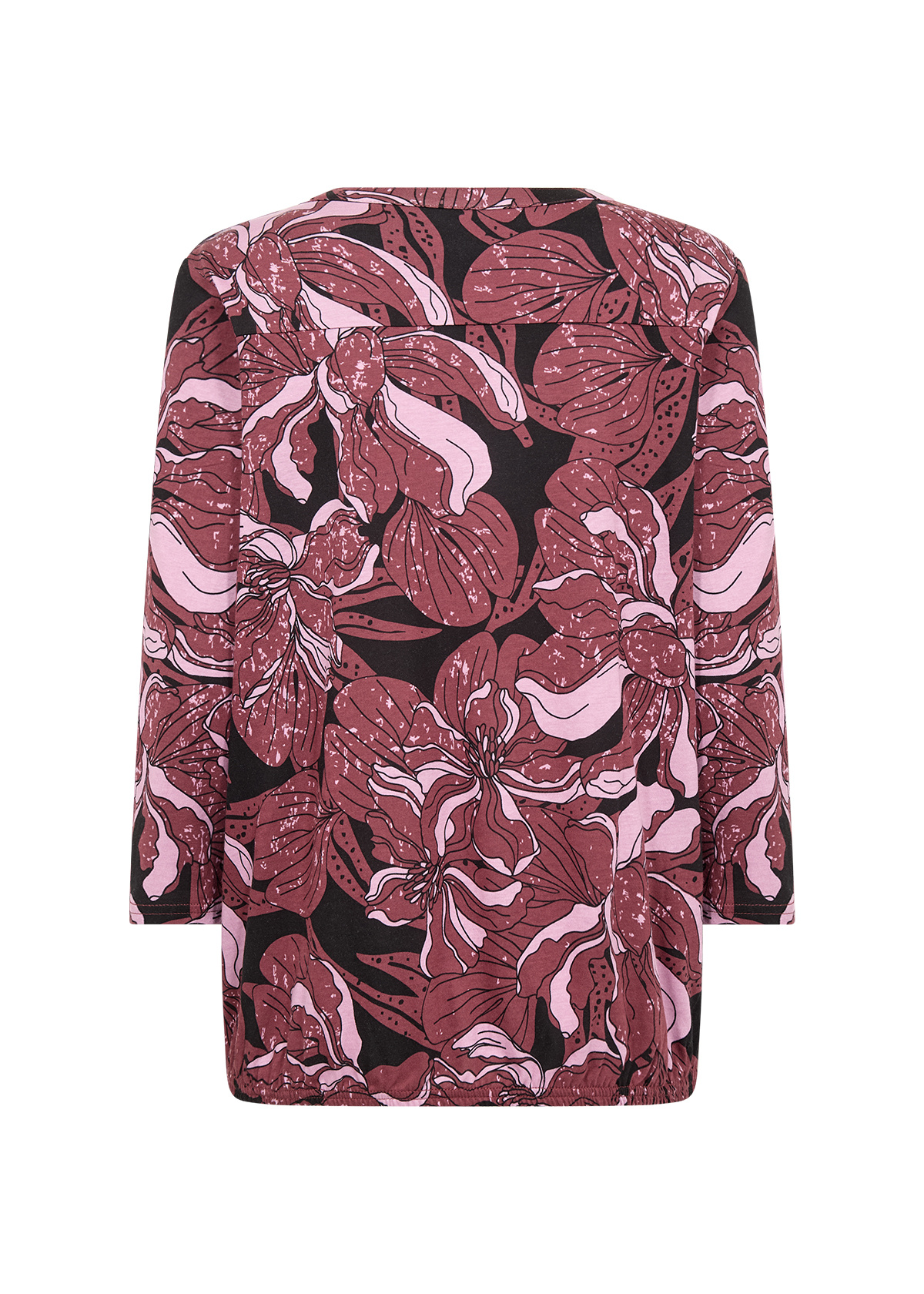 Soyaconcept Shirt Felicity AOP 548 - Oxblood Red Combi