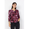 Shirt Felicity AOP 548 - Oxblood Red Combi