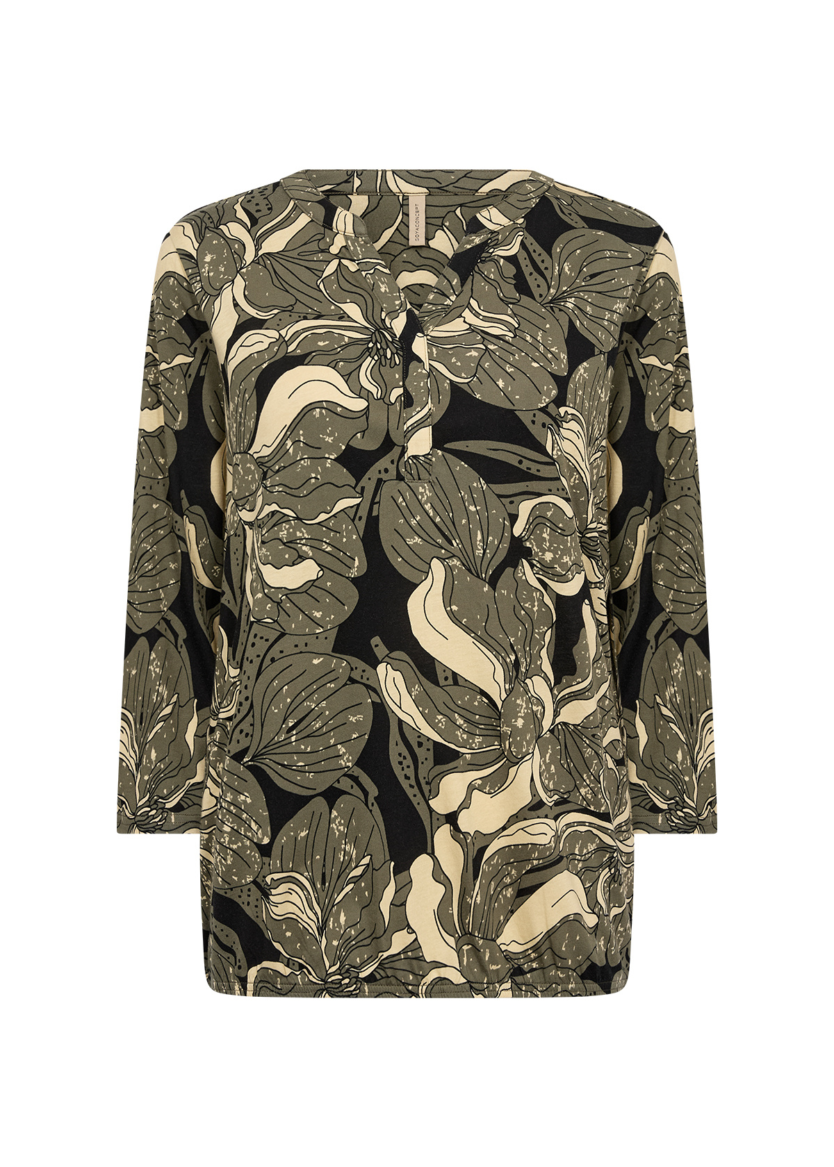 Soyaconcept Shirt Felicity AOP 548 - Grape Leaf Combi
