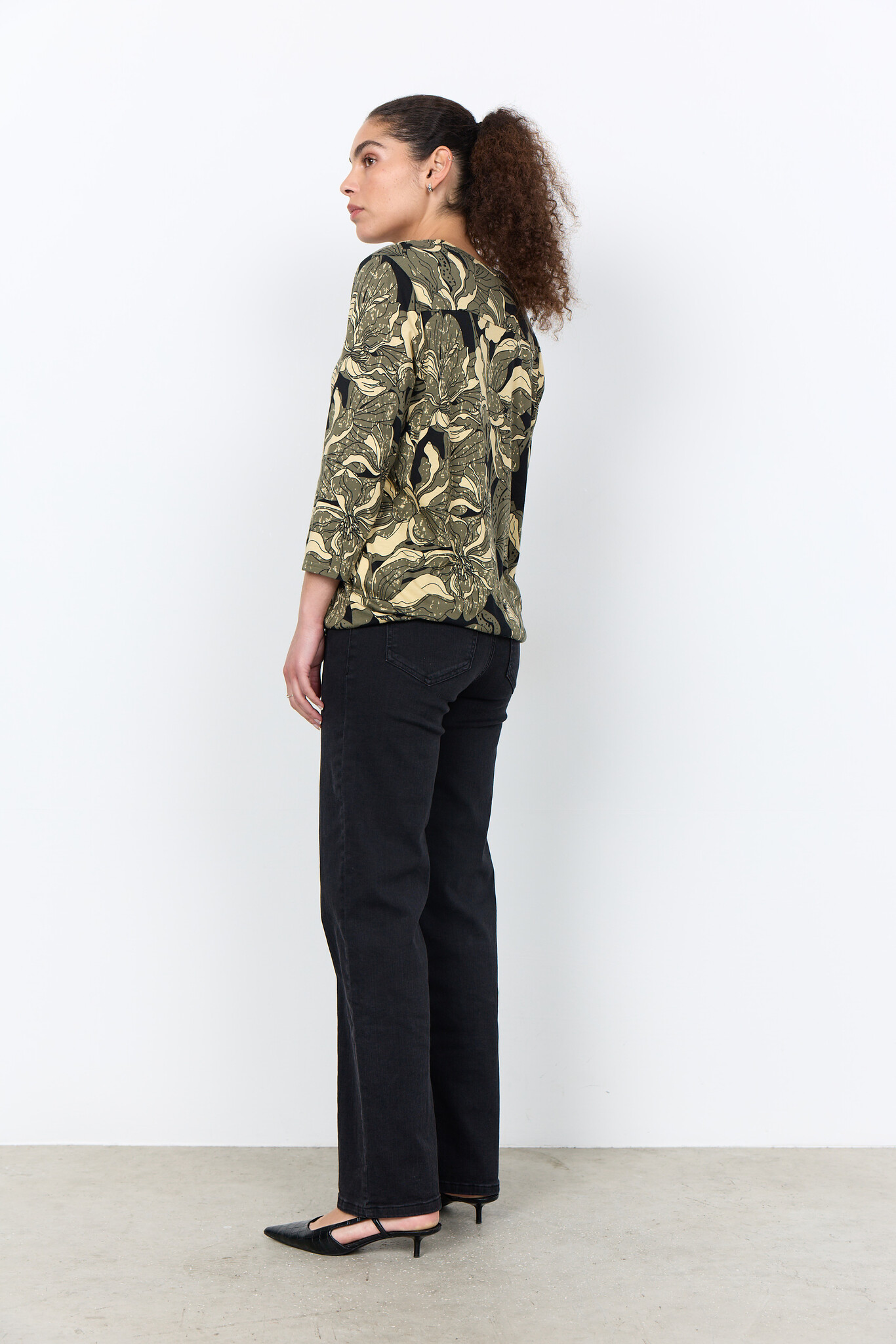 Soyaconcept Shirt Felicity AOP 548 - Grape Leaf Combi