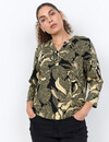 Soyaconcept Shirt Felicity AOP 548 - Grape Leaf Combi
